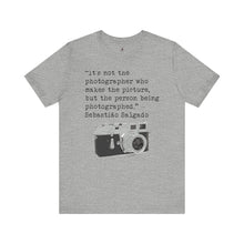 Load image into Gallery viewer, Sebastião Salgado Quote Short Sleeve Tee
