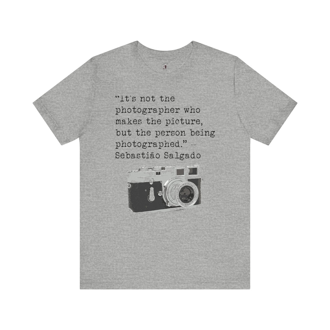 Sebastião Salgado Quote Short Sleeve Tee