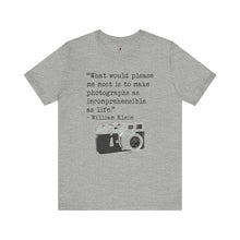 Load image into Gallery viewer, William Klein Quote Short Sleeve Tee
