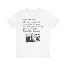 Load image into Gallery viewer, Sebastião Salgado Quote Short Sleeve Tee
